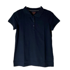 CAT & JACK Pique School Uniform 2-pk Polo Shirts, Boys L, Navy Blue